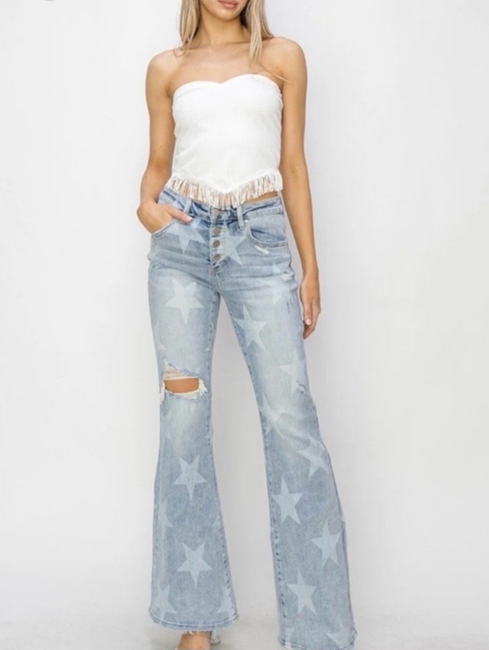 NWT RISEN STAR FLARES SZ 15/32⭐️ - Picture 9 of 9